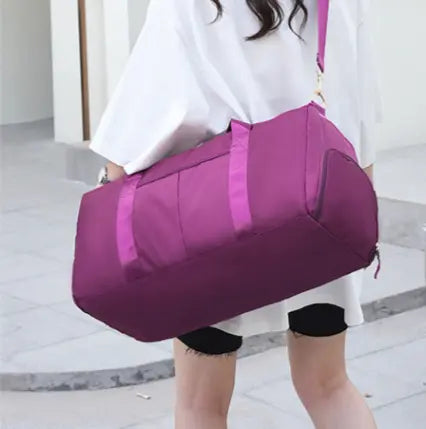Gym Bag for Women and Men, Workout Bag for Sports, Travel Duffel Bag with Shoe and Wet Clothes Compartments