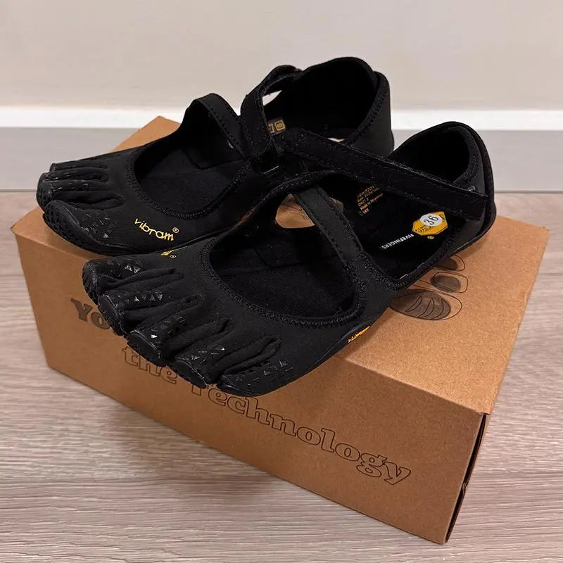 Classic Fivefingers Ballet Flats| Split-Toe Design, Breathable Barefoot Comfort| Ideal for Dance, Yoga, Pilates & Indoor Sports Non-Slip Lightweight Breathable Comfortable Fashion Zumba Shoes