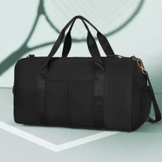 Gym Bag for Women and Men, Workout Bag for Sports, Travel Duffel Bag with Shoe and Wet Clothes Compartments