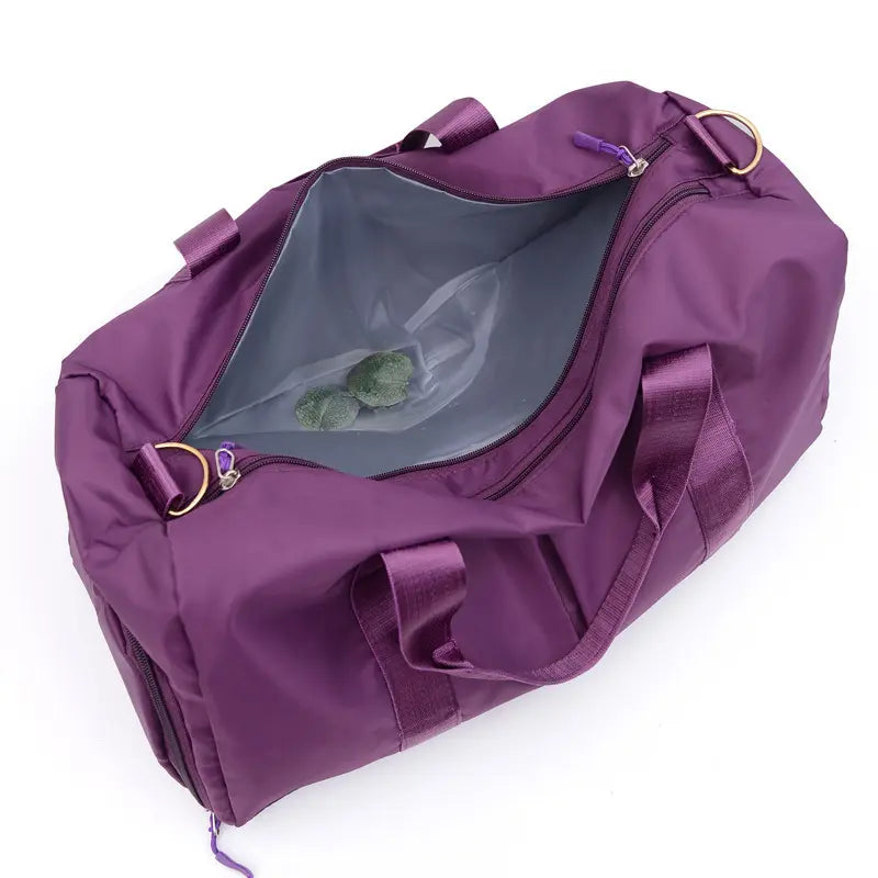 Gym Bag for Women and Men, Workout Bag for Sports, Travel Duffel Bag with Shoe and Wet Clothes Compartments