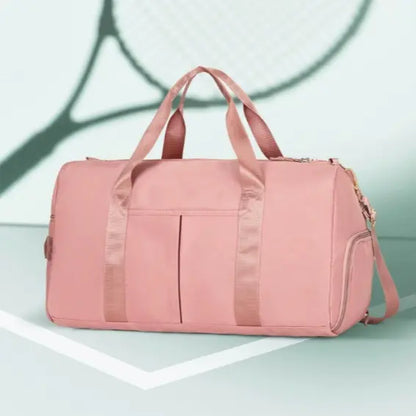 Gym Bag for Women and Men, Workout Bag for Sports, Travel Duffel Bag with Shoe and Wet Clothes Compartments